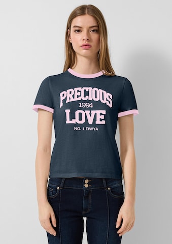 mėlyna QS Marškinėliai: priekis