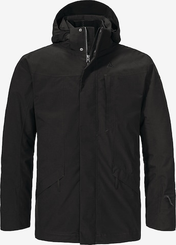Schöffel Outdoor jacket 'Borkol' in Black: front
