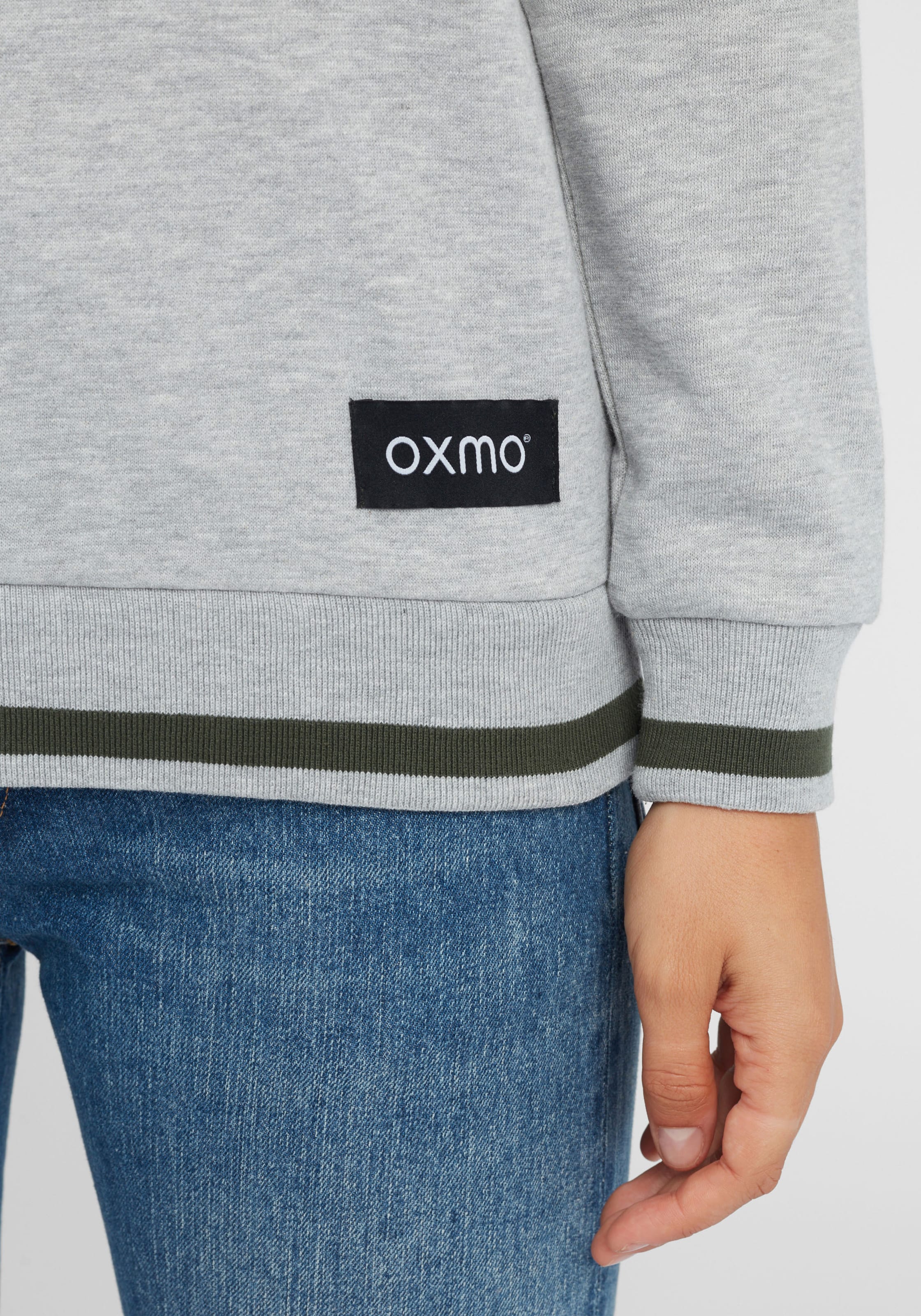 Oxmo Sweatshirt Omaya in Grün 