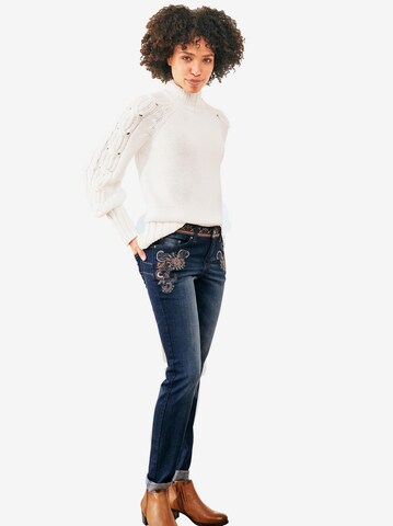 Linea Tesini by heine Regular Jeans in Blauw