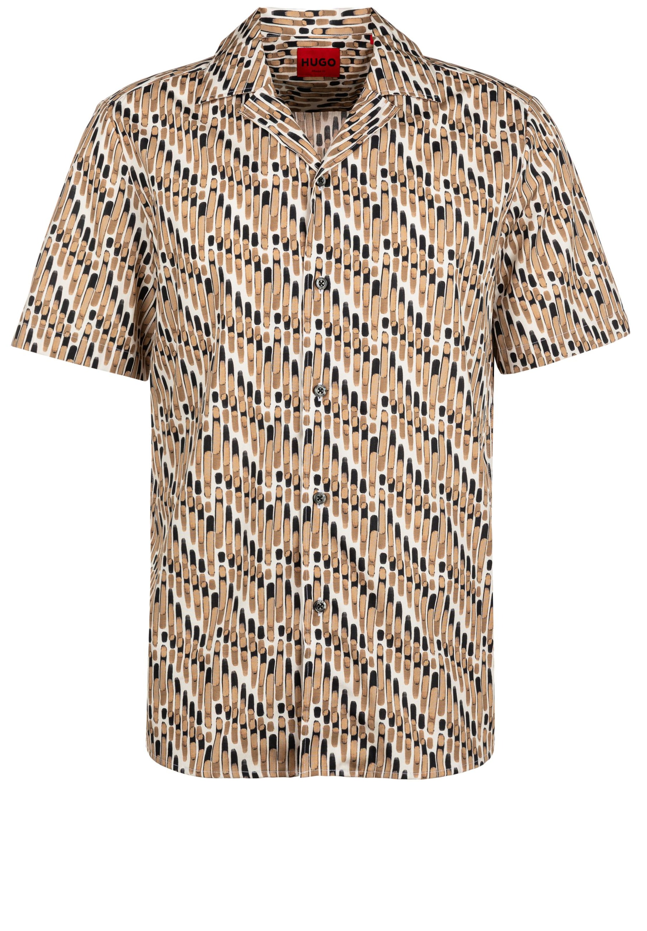 HUGO Comfort Fit Hemd in Beige: Vorderseite