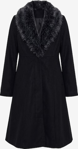 Ulla Popken Winter coat in Black: front