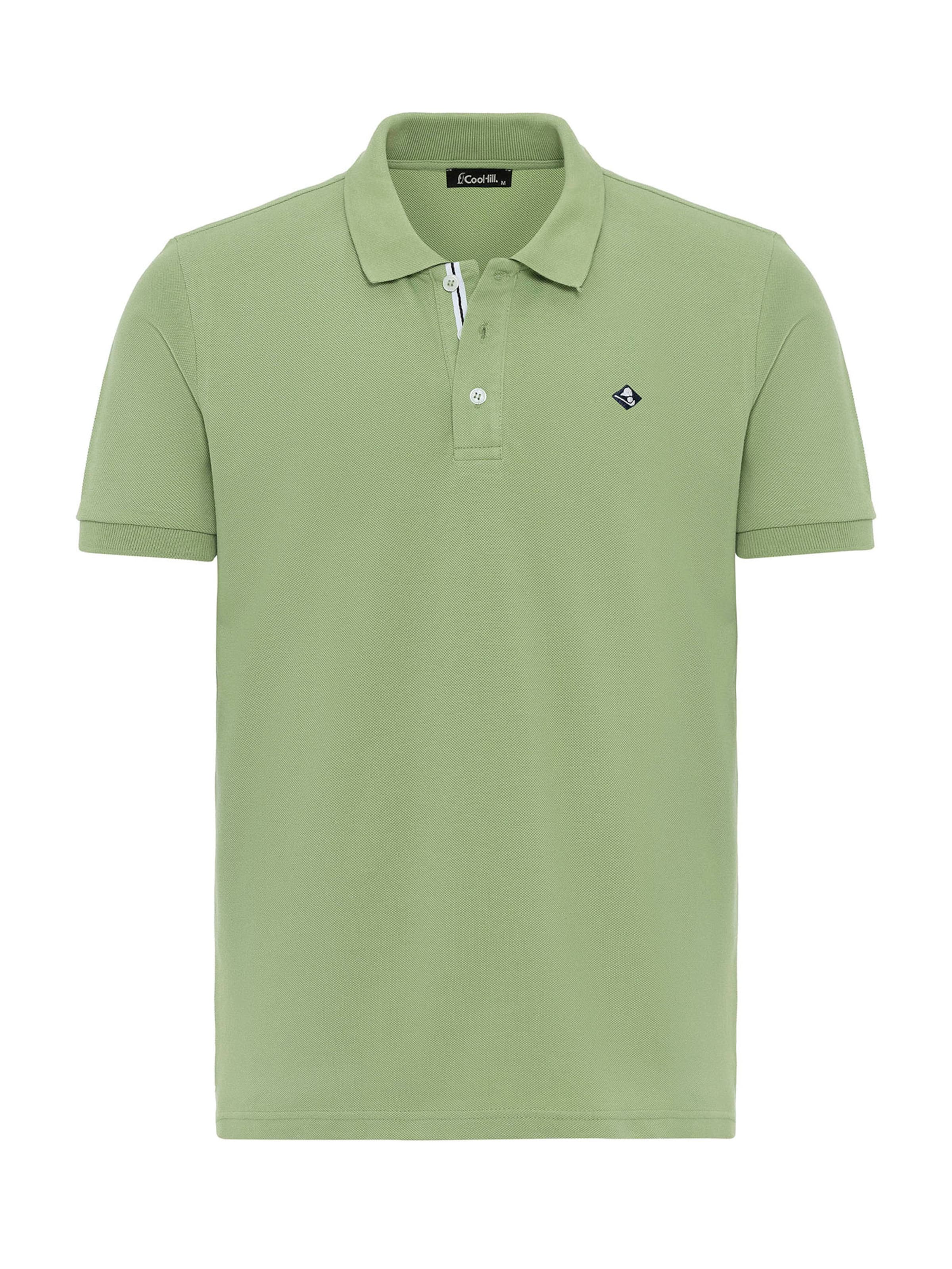 Cool Hill Μπλουζάκι 'Jesus' σε πράσινο: μπροστά