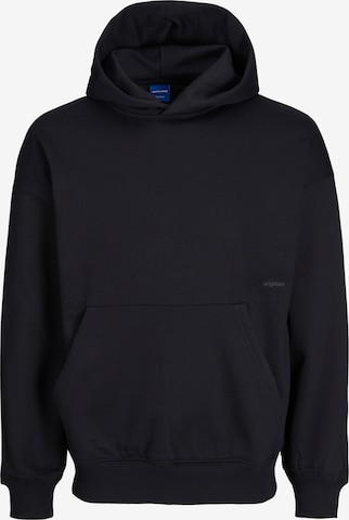 Sweat-shirt 'Vibe Spongy' JACK & JONES en noir : devant