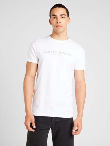 CAMP DAVID T-Shirt in Weiß: predná strana