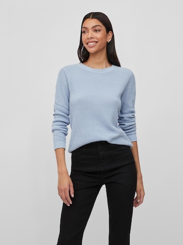 VILA Sweater 'DALO' in Blue: front
