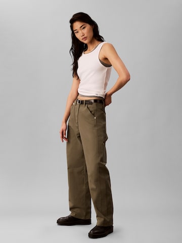 Calvin Klein Jeans Loosefit Παντελόνι cargo σε πράσινο