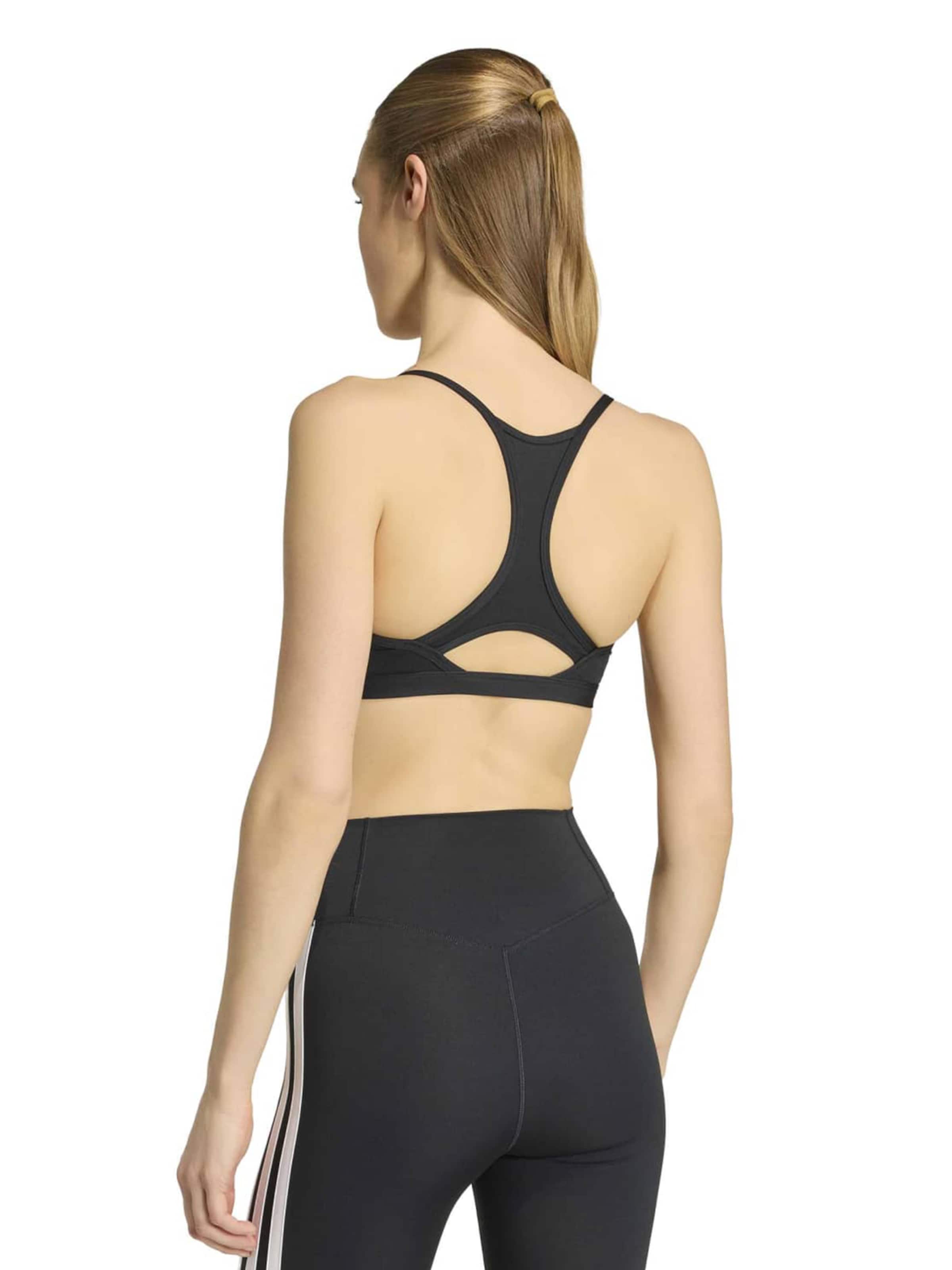 ADIDAS PERFORMANCE Bustier Urheilurintaliivit 'OPT ESS' värissä musta