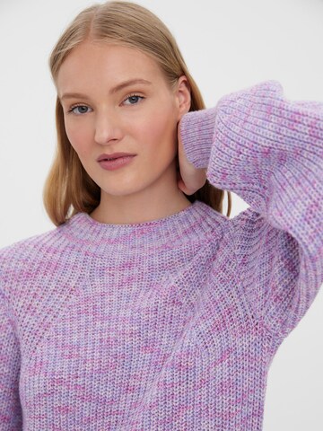 VERO MODA Sweter 'SAYLA' w kolorze fioletowy
