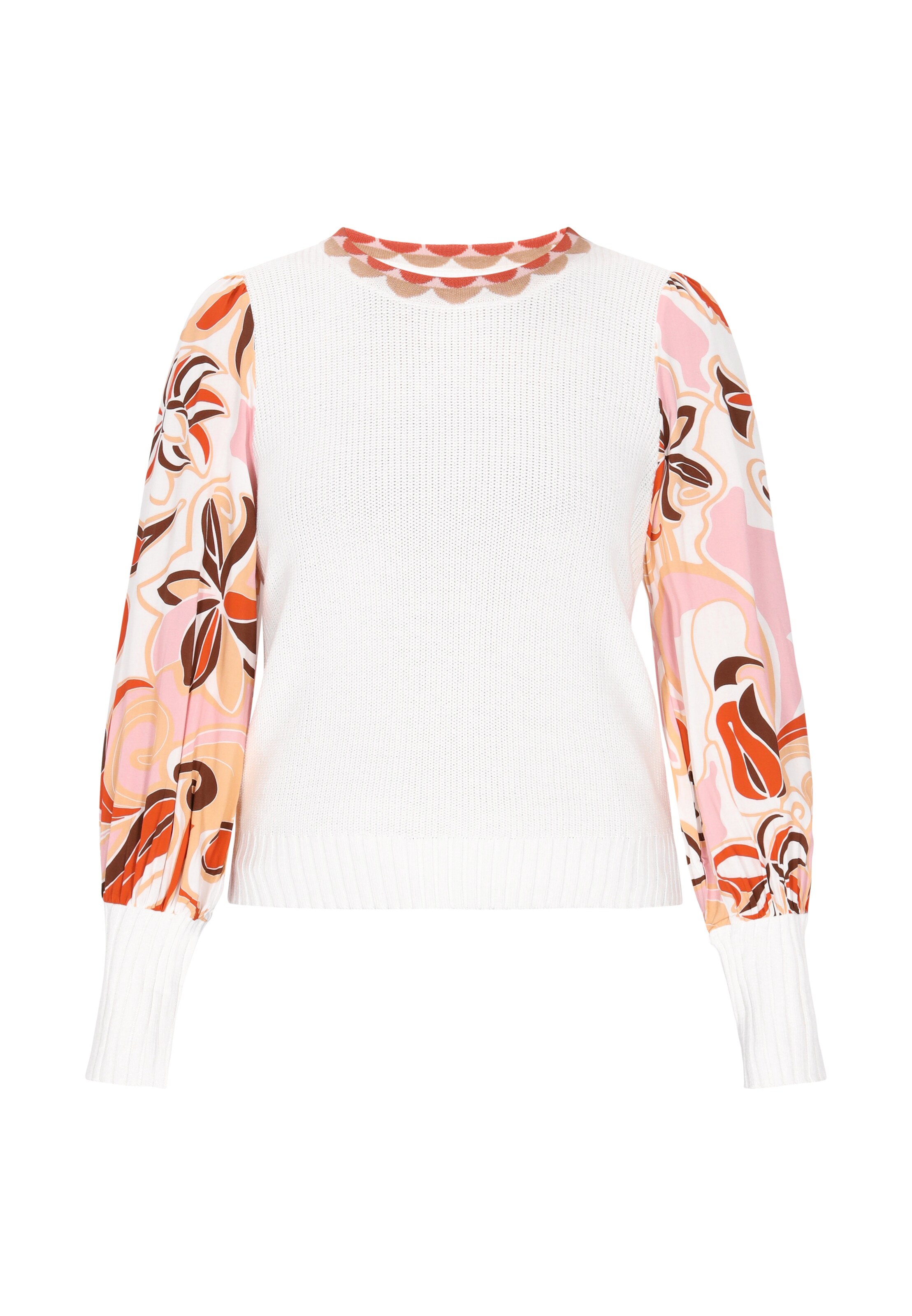 Pulover Gaya pe maro / roz / roșu / alb, Vizualizare produs