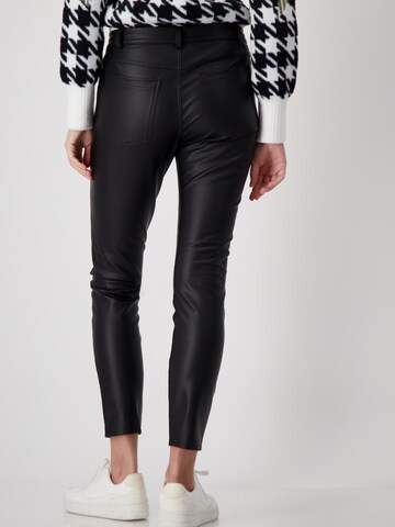 monari Slimfit Hose in Schwarz