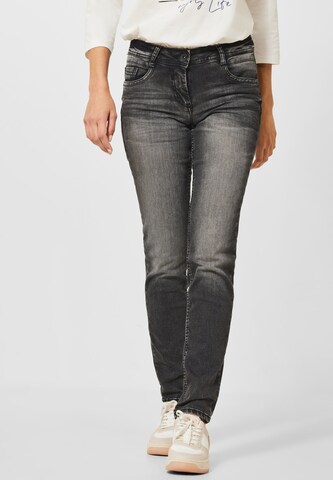 CECIL Slim fit Jeans in Black: front