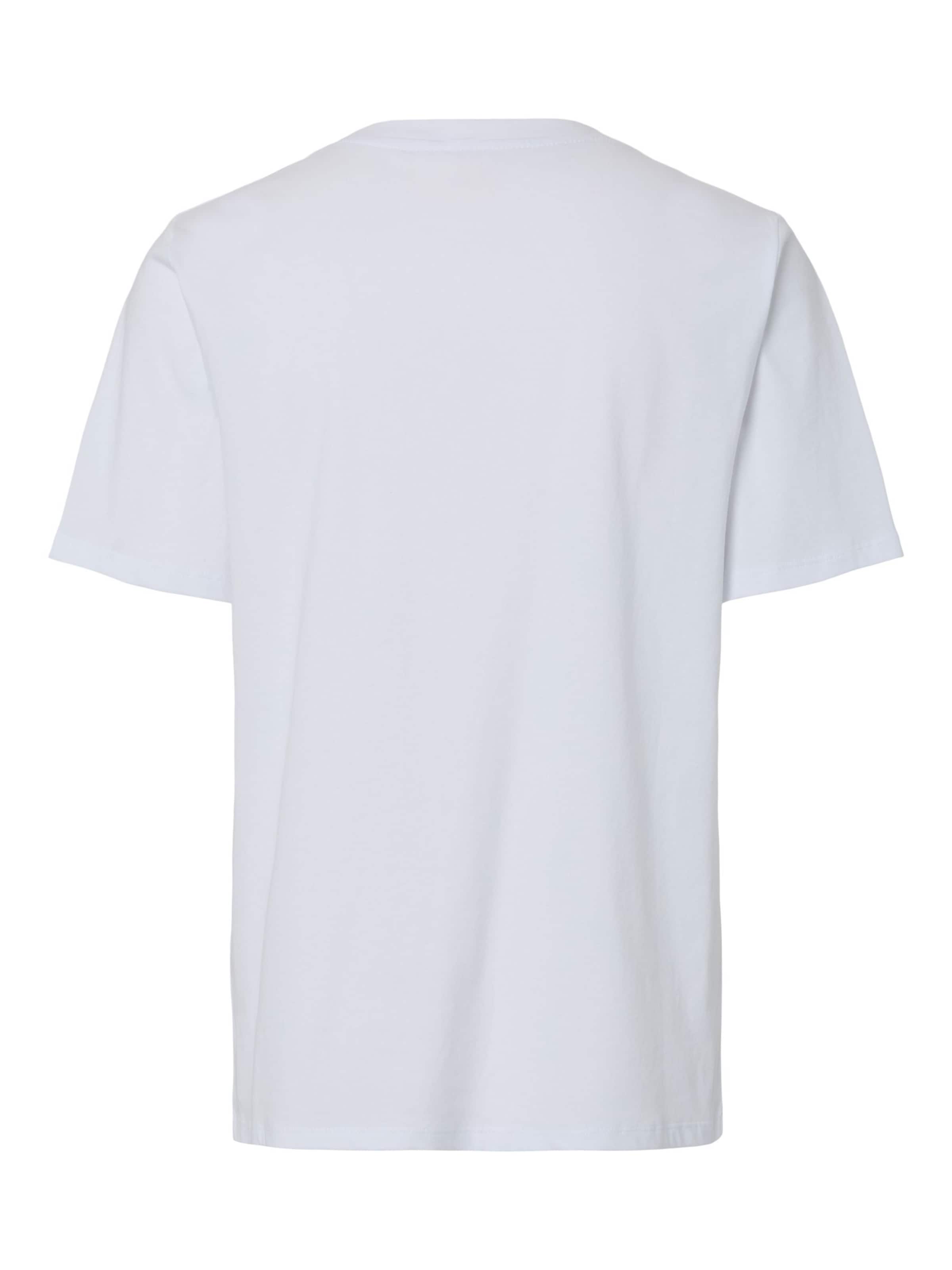 Maglietta di PIECES in bianco