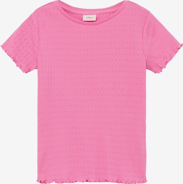 s.Oliver Shirt in Roze: voorkant