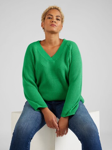 EVOKED Sweater 'Vioa' in Green