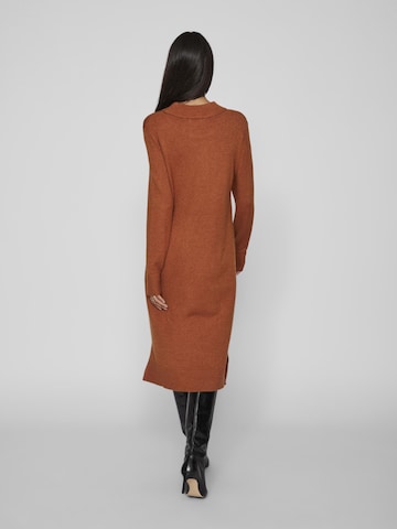 VILA Knit dress in Brown