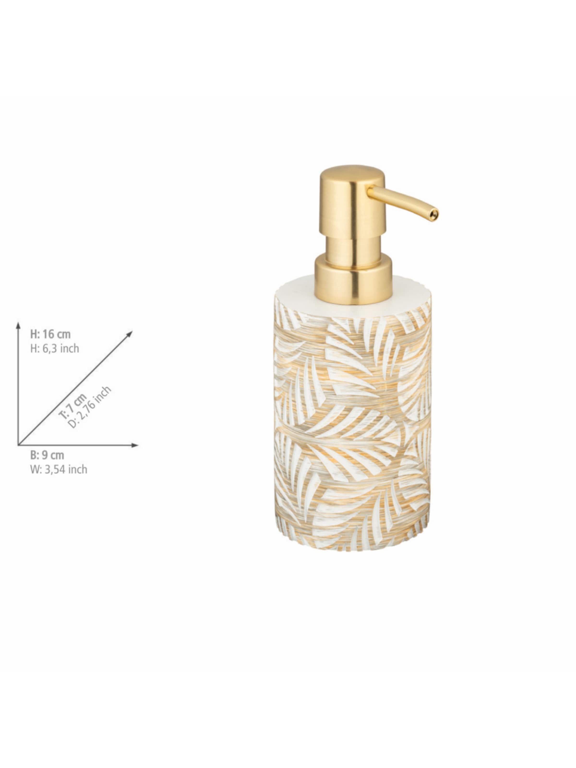 Wenko Bathroom Set 'Terralba' in Gold