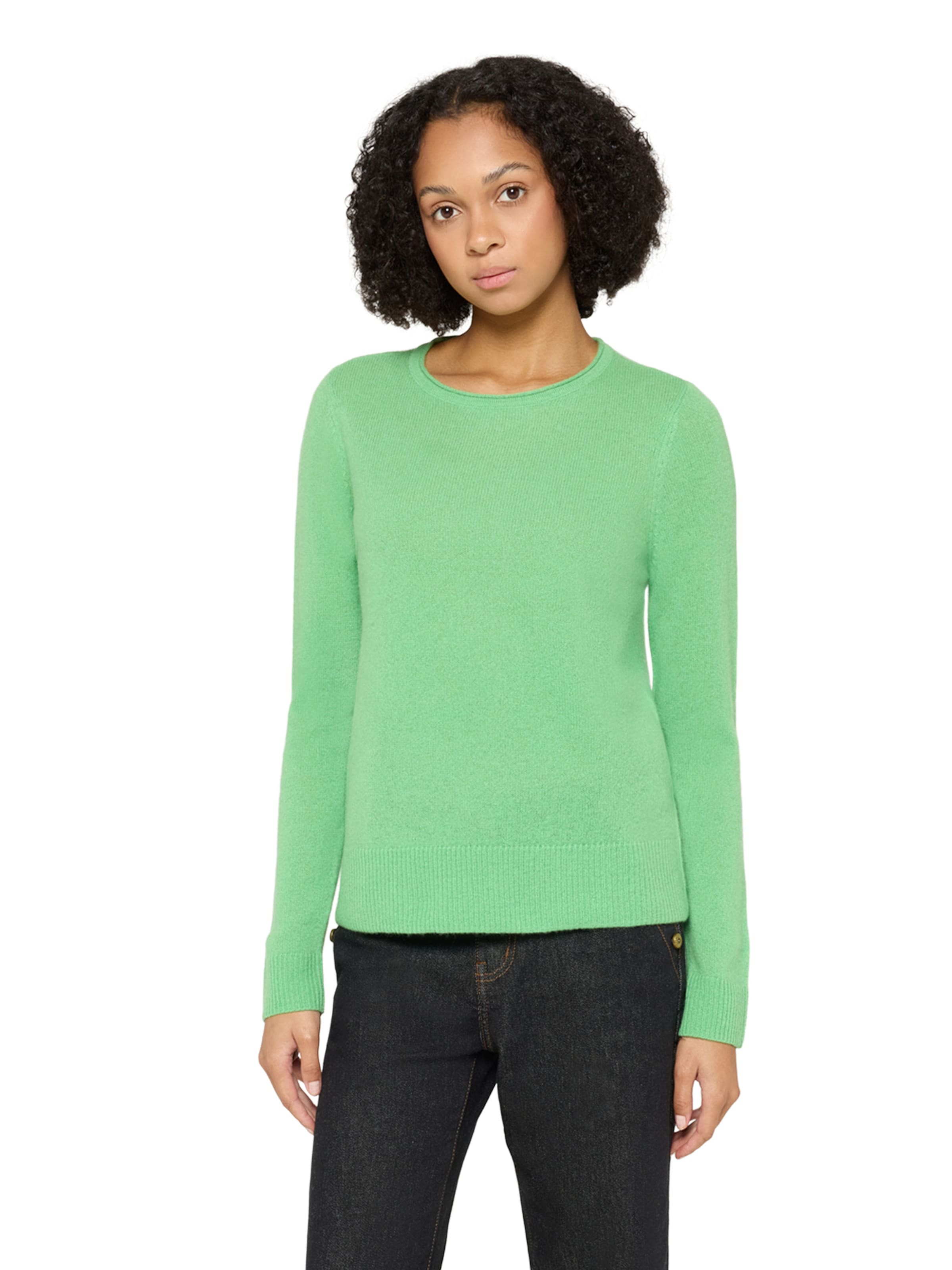 Pull-over Cartoon en vert : devant