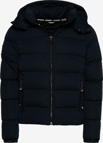 Superdry Winterjas in Blauw: voorkant