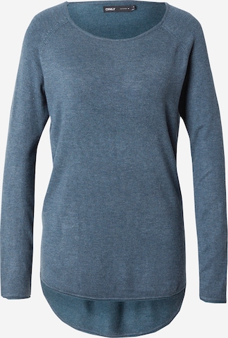 Pull-over 'Mila' ONLY en bleu : devant