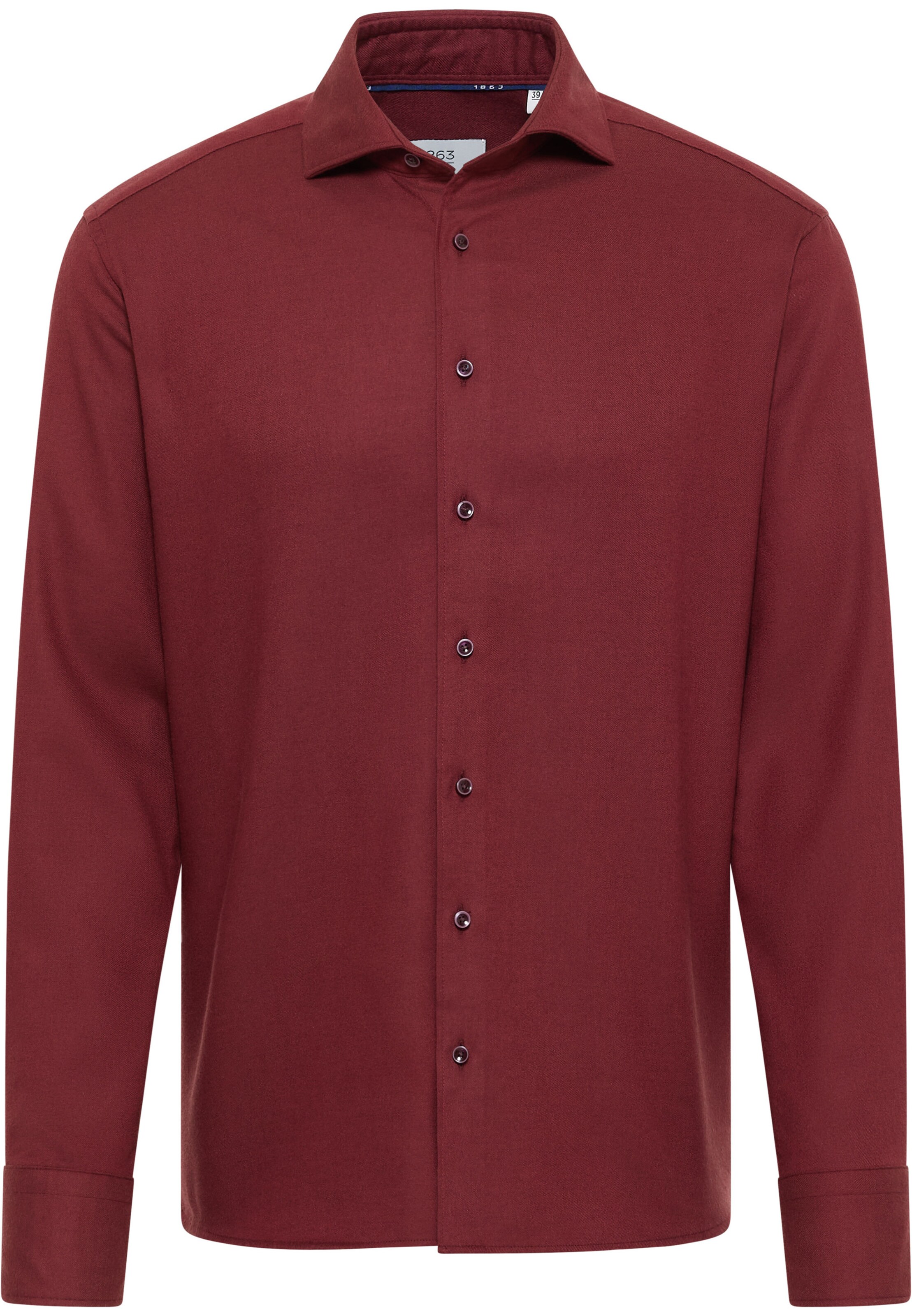 ETERNA Regular fit Zakelijk overhemd in Rood: voorkant