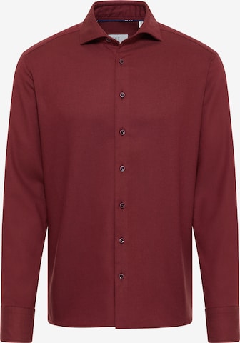 ETERNA Regular fit Zakelijk overhemd in Rood: voorkant