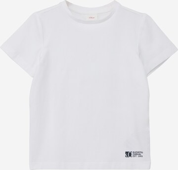 T-Shirt s.Oliver en blanc : devant