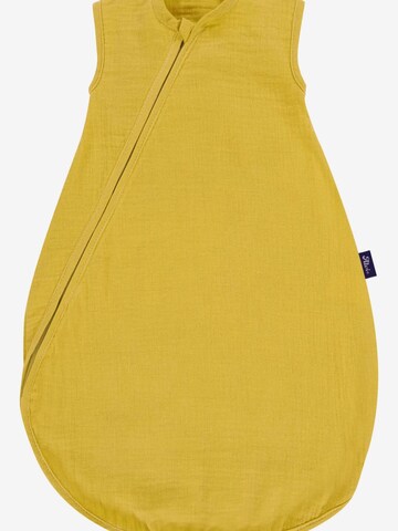 ALVI Sleeping Bag 'Schlafsack Sommertraum Mull' in Yellow: front