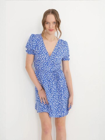 Robe Hiccup en bleu : devant