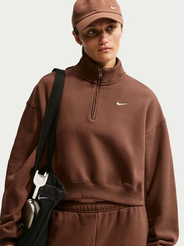 NIKE Sweatshirt in Braun: Vorderseite