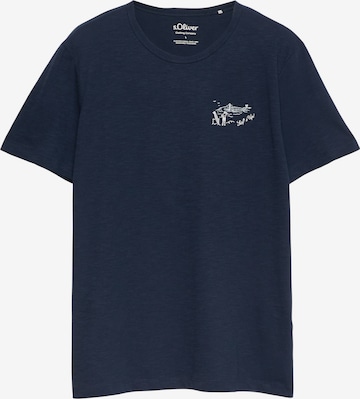 T-Shirt s.Oliver en bleu : devant