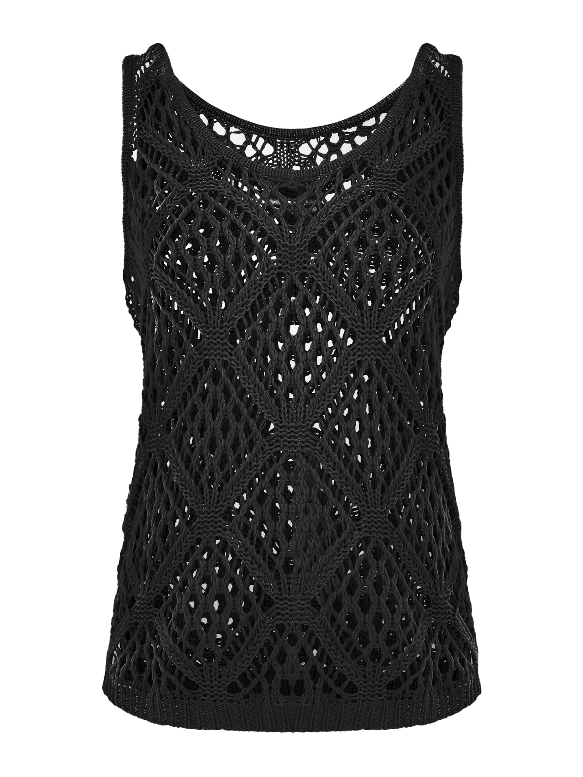 Tops en tricot Imily Bela en noir : devant