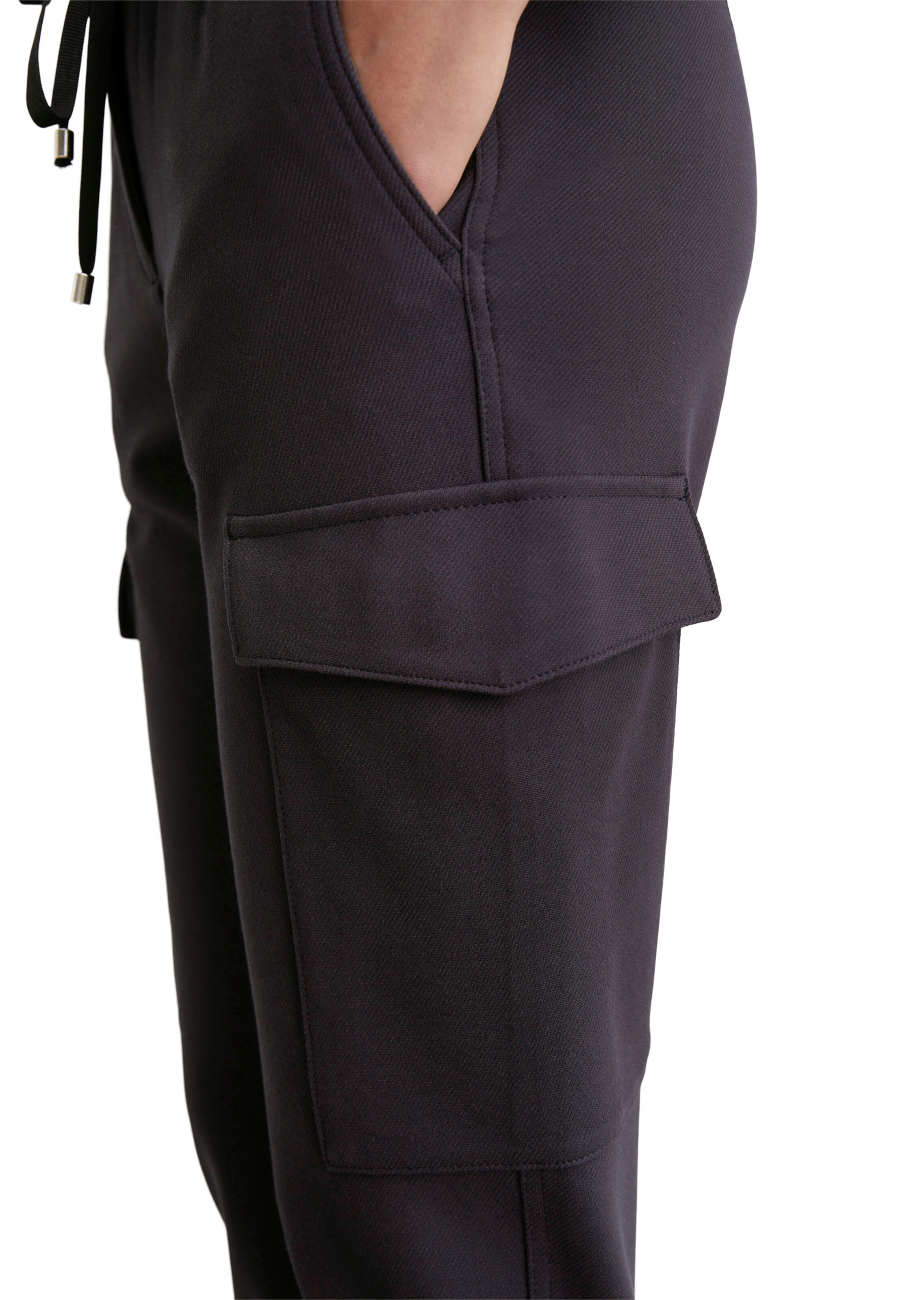 Marc O'Polo Tapered Cargobroek in Blauw