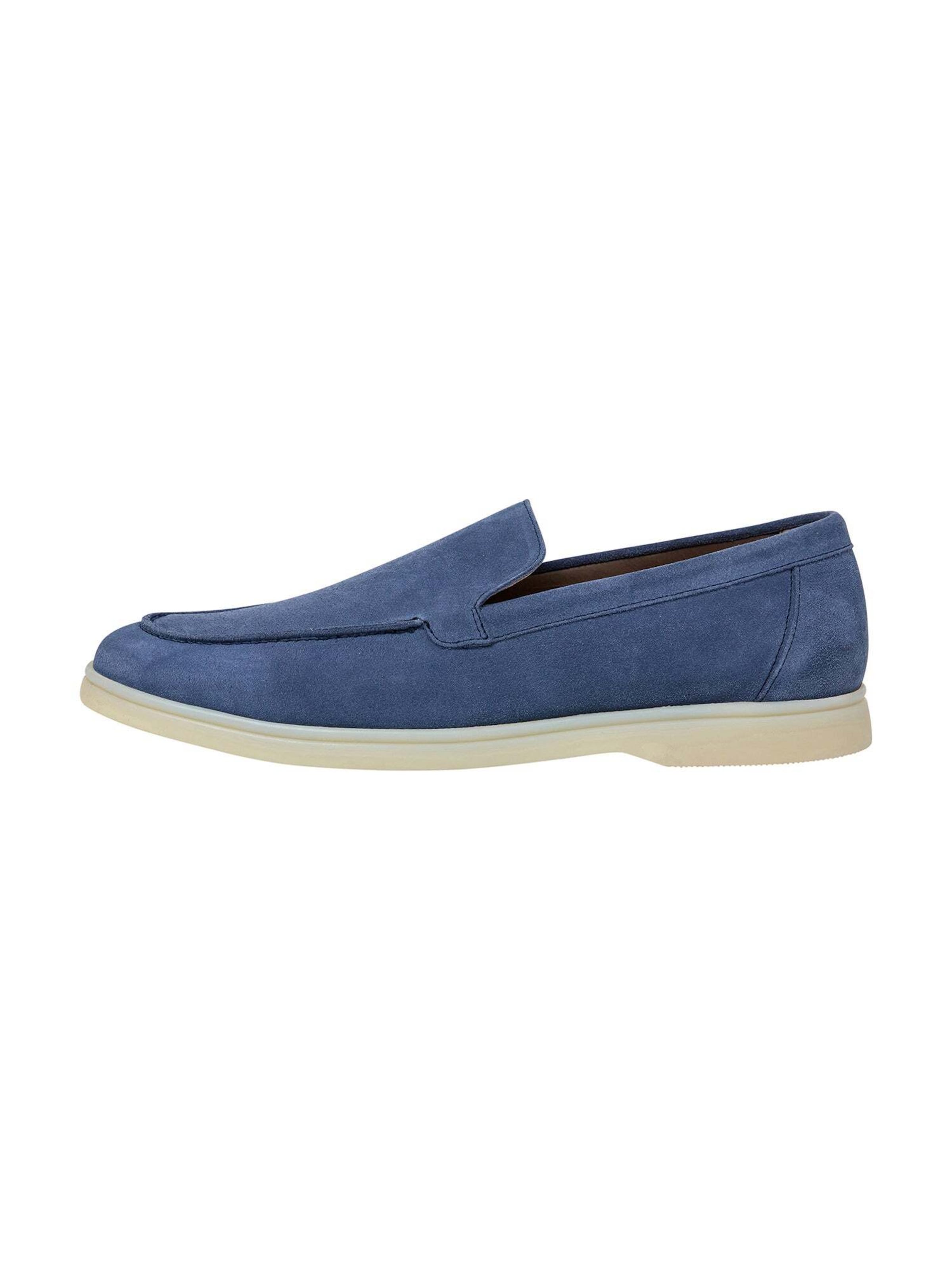 Hackett London Mocassins 'Martin' in Blauw: voorkant