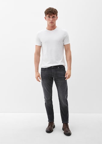 s.Oliver Slimfit Jeans 'Keith' in Grau