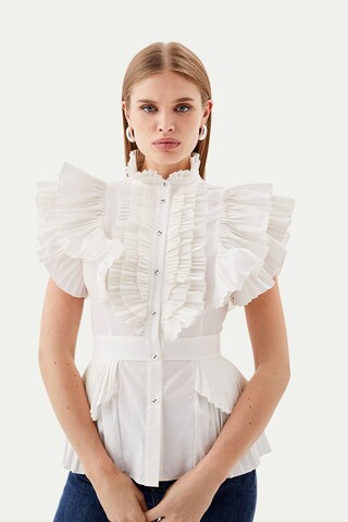 Karen Millen Blouse in White: front