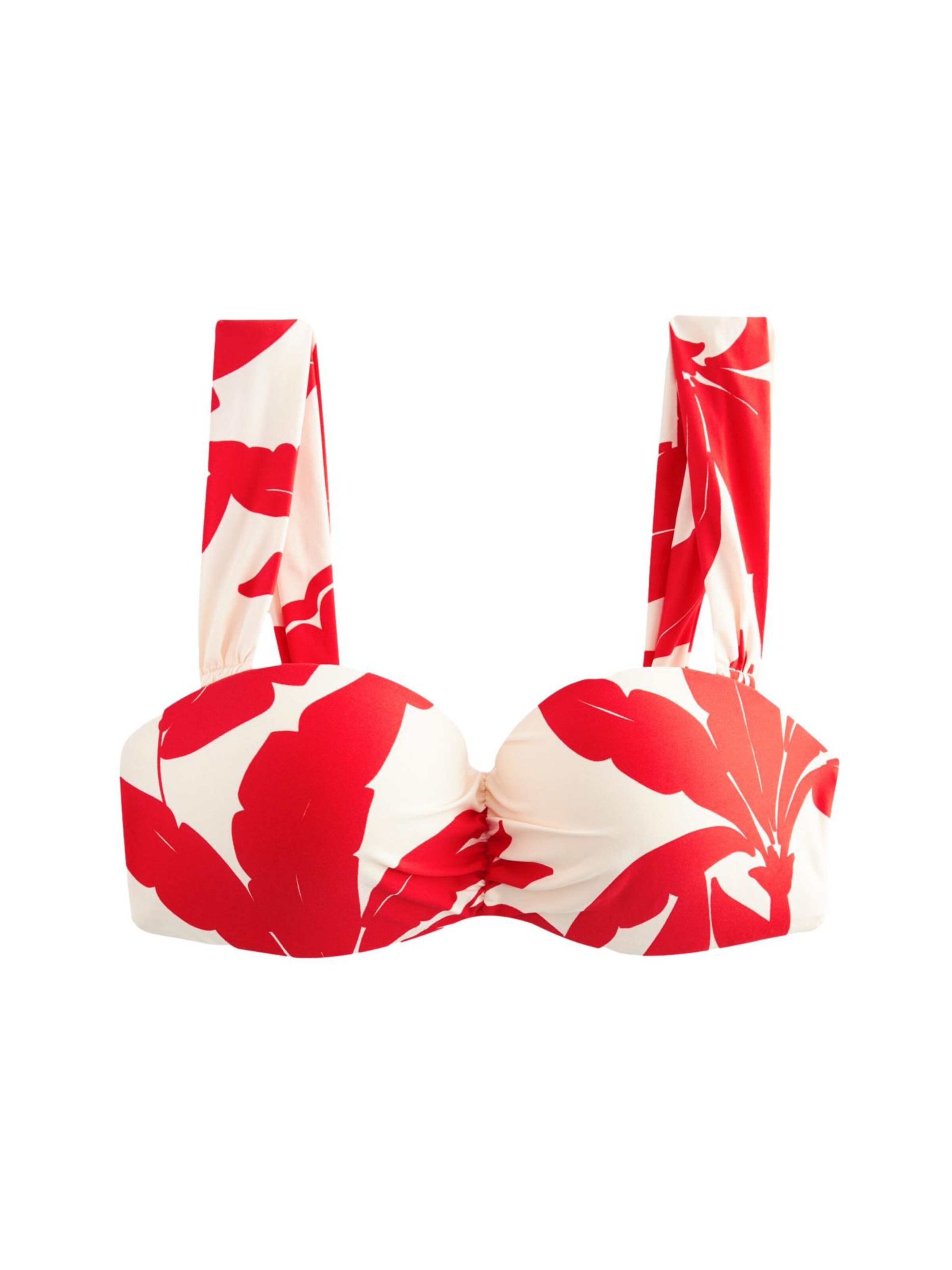 Next Бандо Верх бикини в Белый: спереди