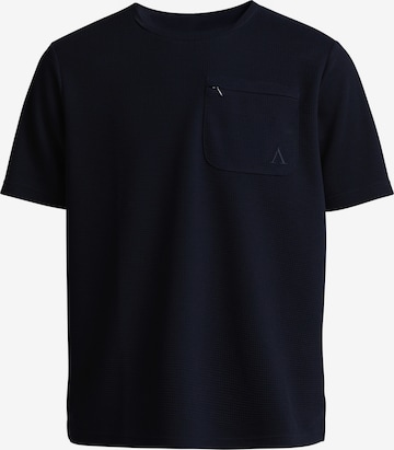 Alessandro Zavetti - Camisa 'Santoni' em azul: frente