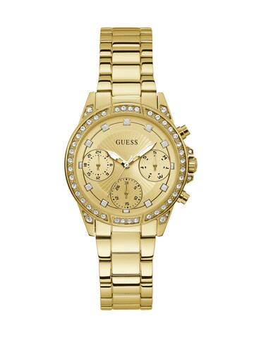 GUESS Multifunktionsuhr 'Gemini' in Gold: Vorderseite