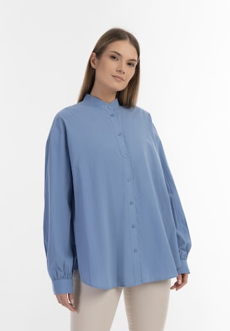 Camicia da donna di RISA in blu: frontale