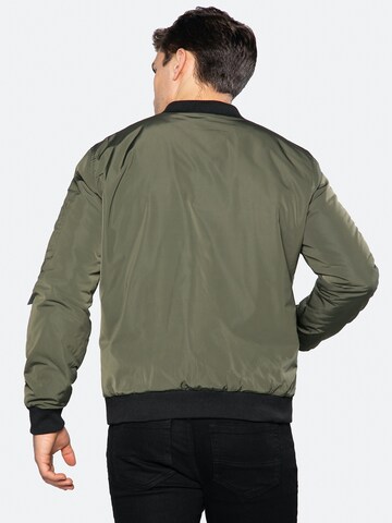 Veste mi-saison Threadbare en vert