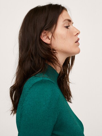 MANGO Sweater 'SHINYC' in Green