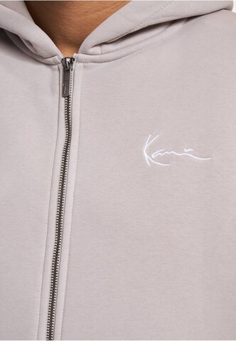 Giacca di felpa 'Essential' di Karl Kani in grigio