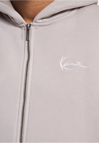 Karl Kani Zip-Up Hoodie 'Essential' in Grey