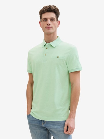 TOM TAILOR قميص 'Grindle' بلون أخضر: الأمام