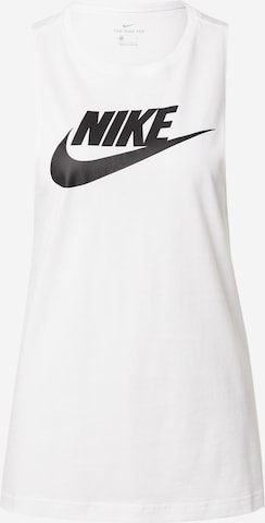 Nike Sportswear Top in White: front