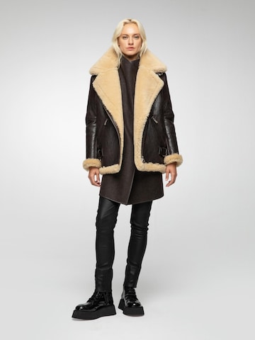 VESPUCCI BY VSP Winter Jacket 'Vincente' in Brown