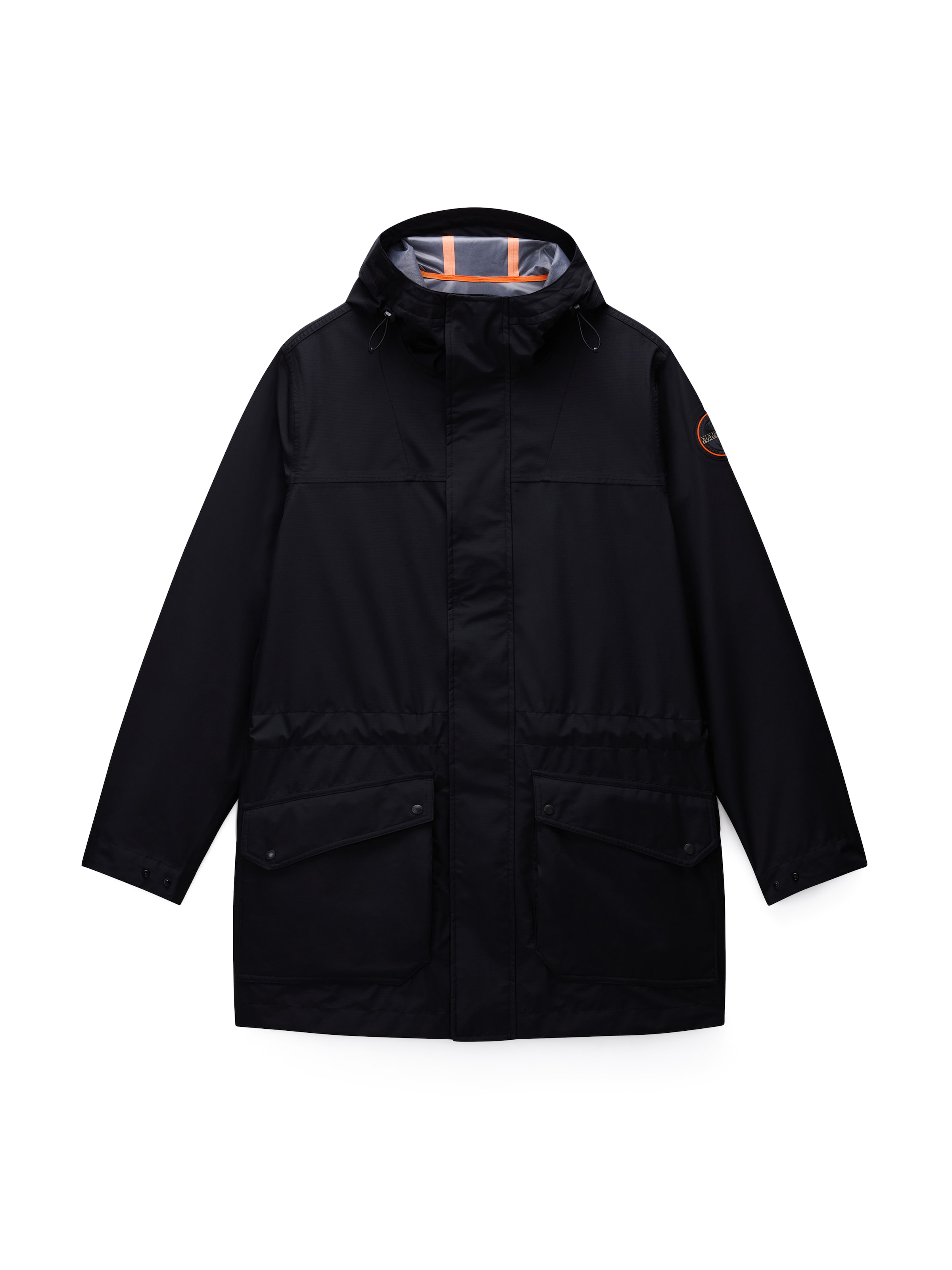 NAPAPIJRI - Parka meia-estação 'Pilloz' em preto: frente