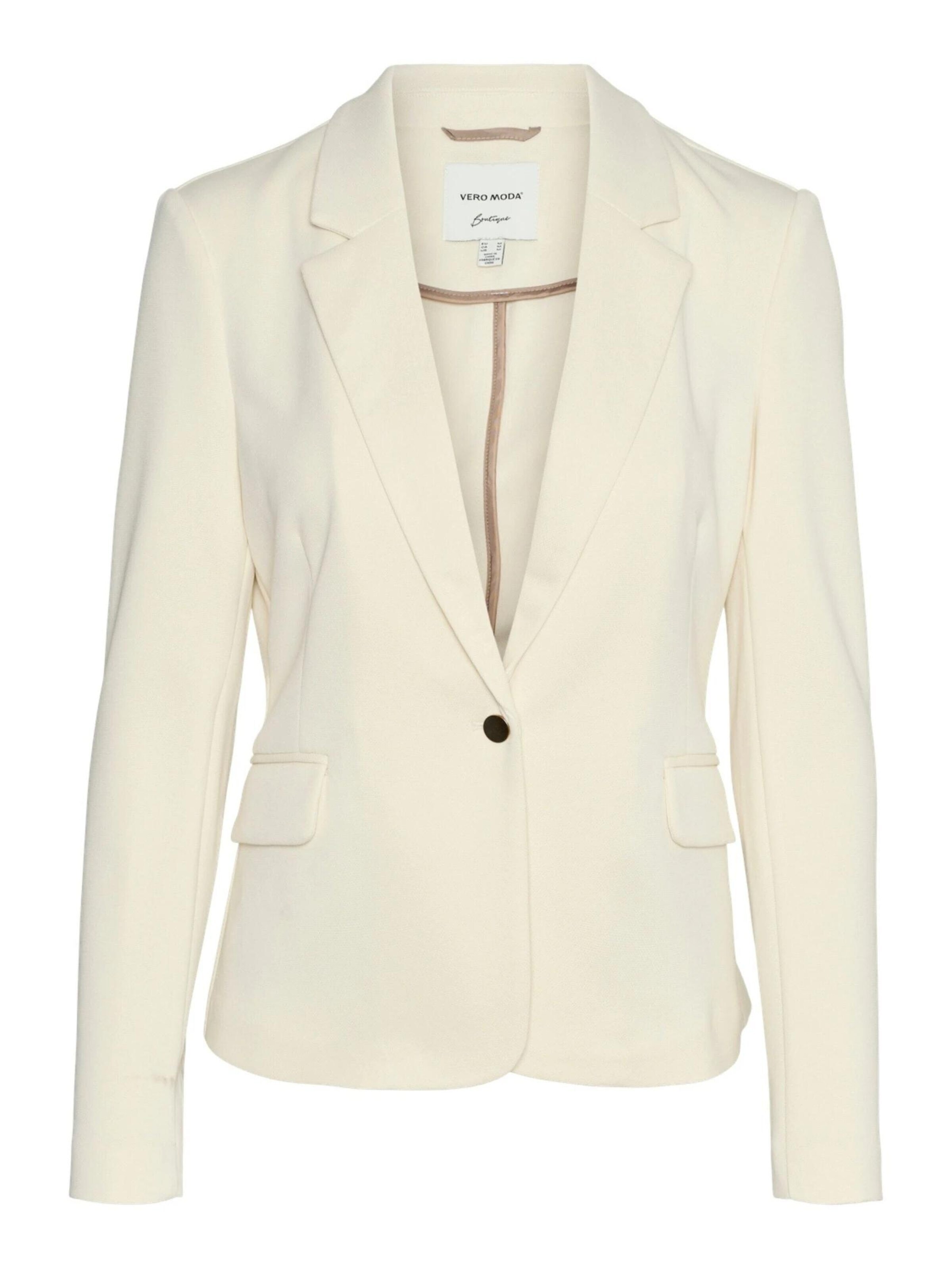 VERO MODA Blazer '10323795'‌‌ in Weiß: Vorderseite