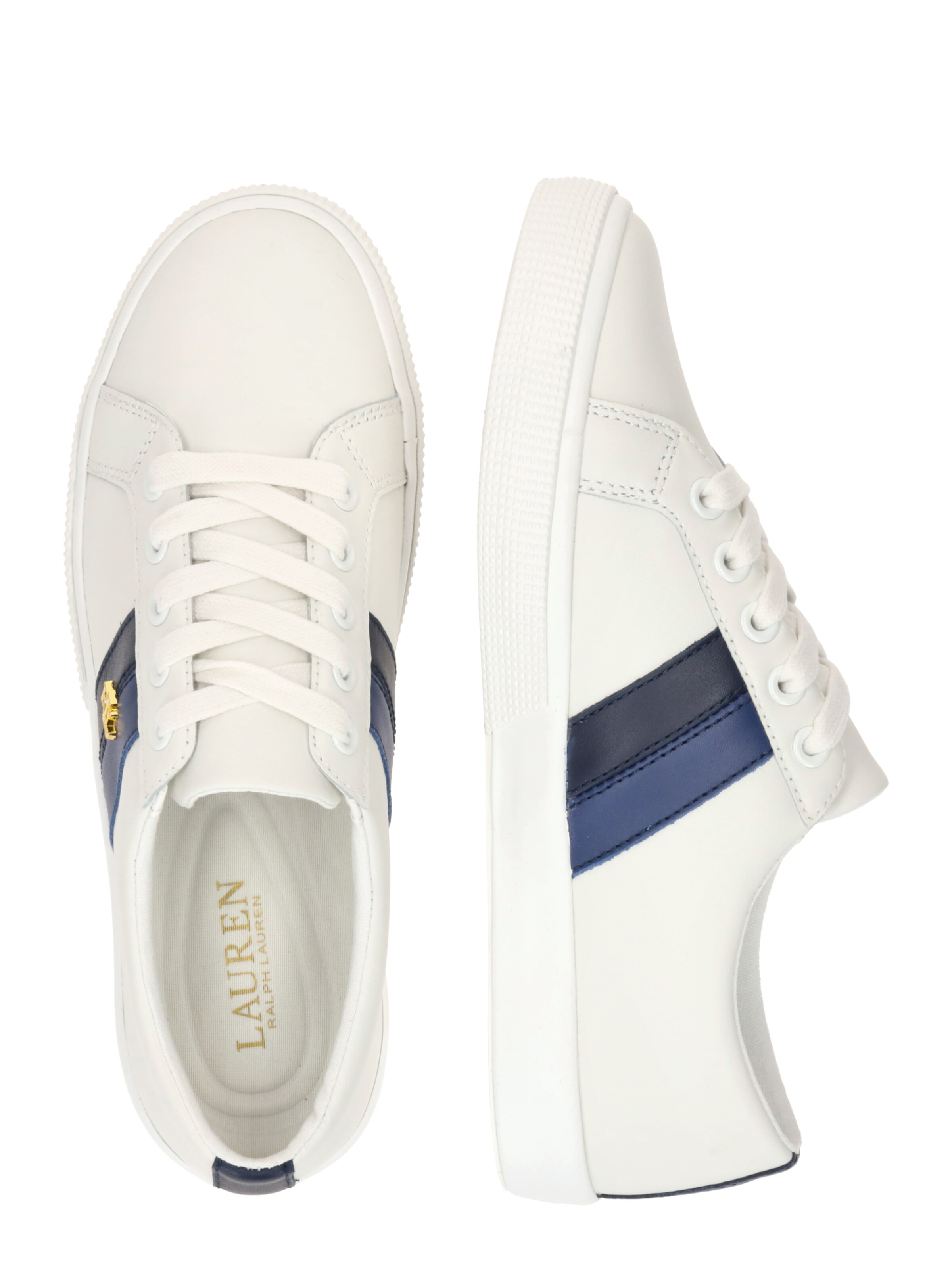 Sneaker bassa 'JANSON II' di Lauren Ralph Lauren in bianco